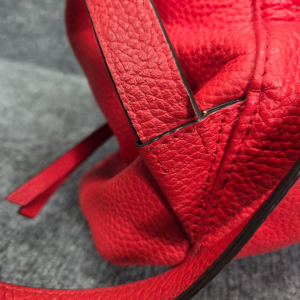 Michael Kors Riley Backpack Pebble Leather Dark‎ Sangria & Wallet Retail $498 - Picture 14 of 16